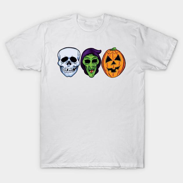 3 HALLOWEEN MASKS T-Shirt-TOZ